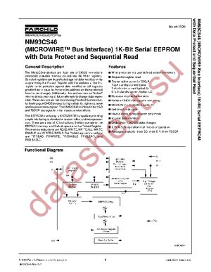 NM93CS46M8 datasheet  